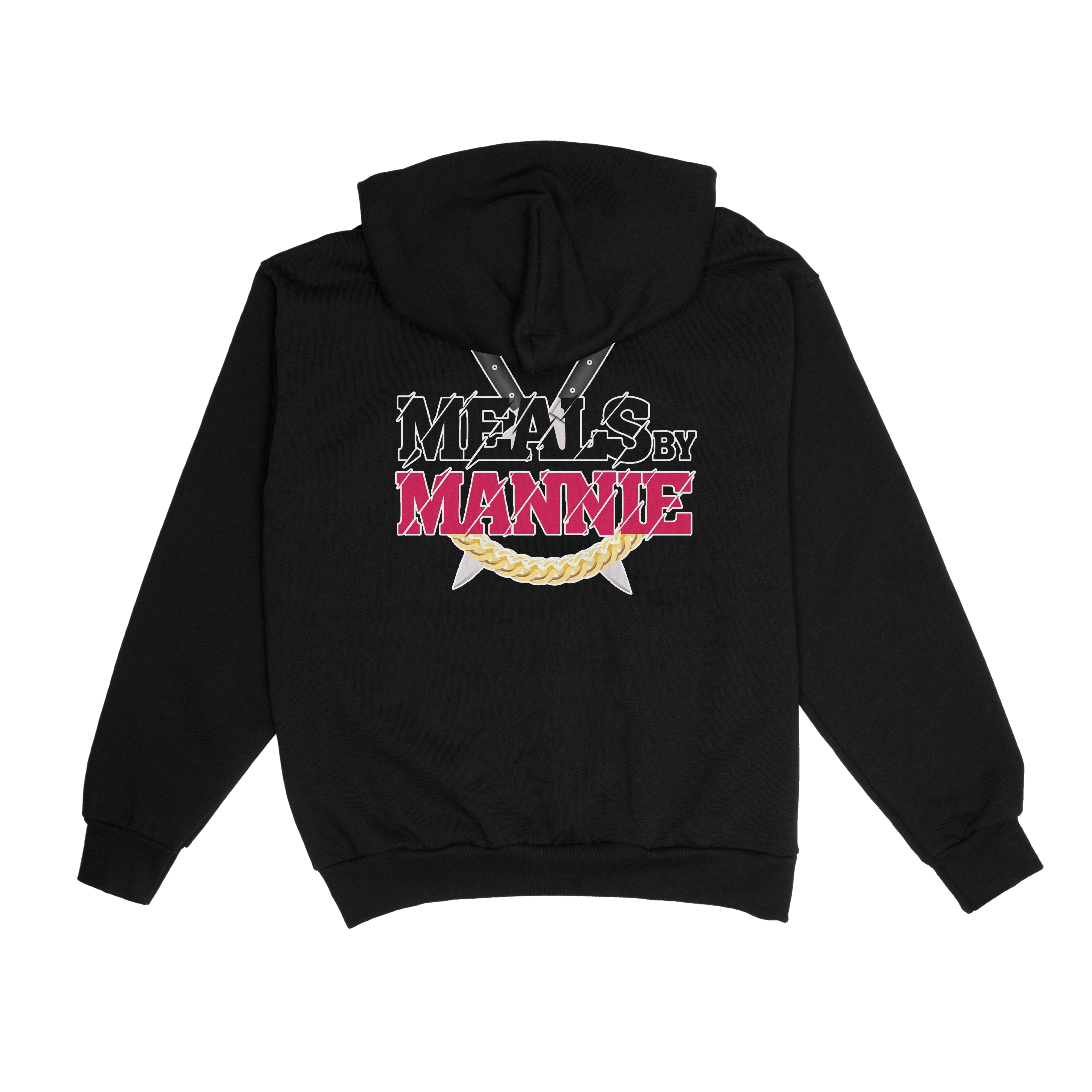Meals By Mannie Black Hoodie
