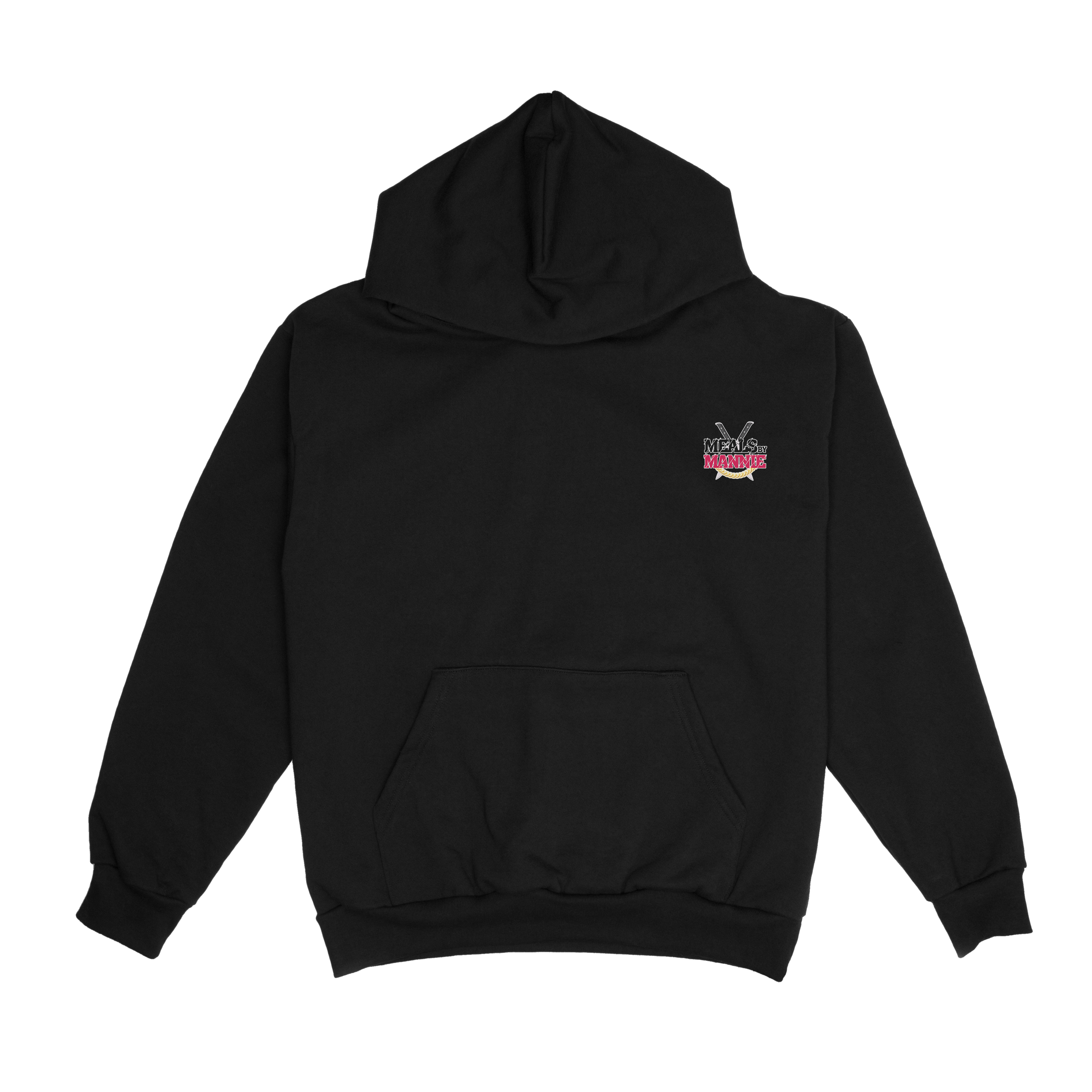 Meals By Mannie Black Hoodie