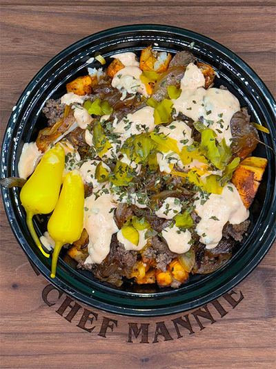 Animal Style Beef Burger Bowl